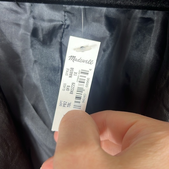 (SOLD) Madewell The Washed Leather Motorcycle Jacket - Picture 8 of 12